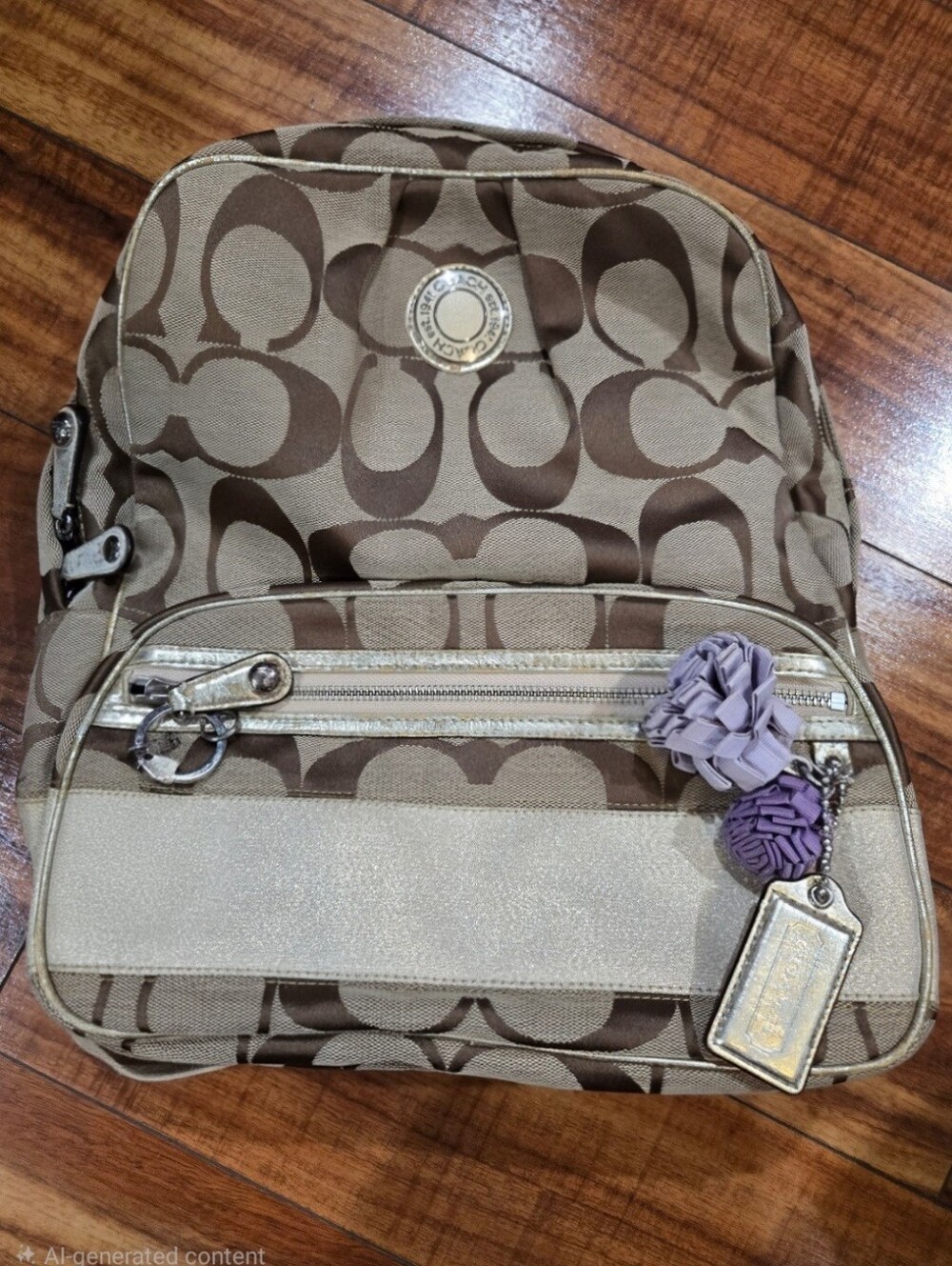 Coach Brown POPPY Backpack Y2K VINTAGE